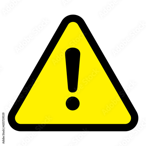 黄色い警告マーク