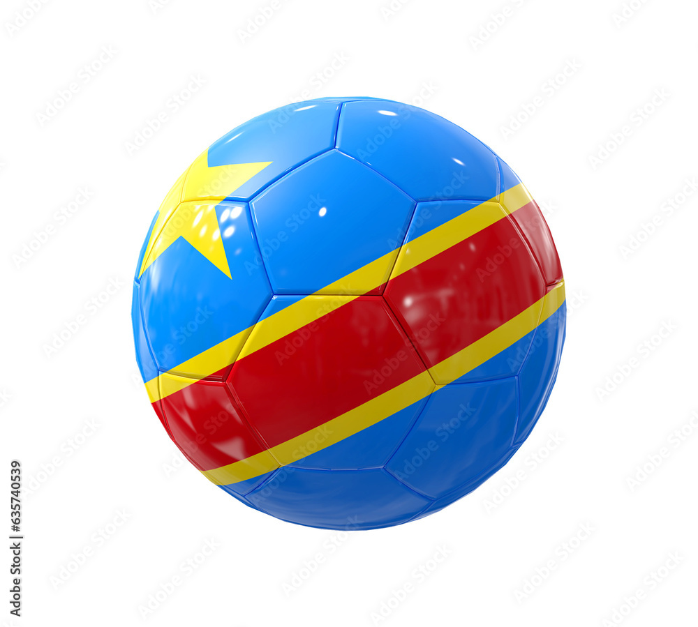 Football DR Congo Flag