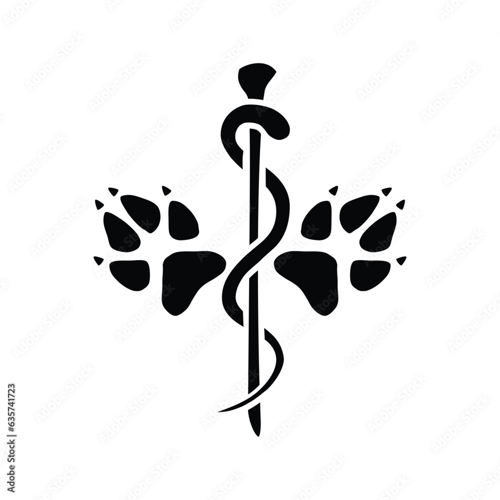 symbol of the awareness of dogs and cats on a white background symbol of the awareness of dogs and cats on a white background