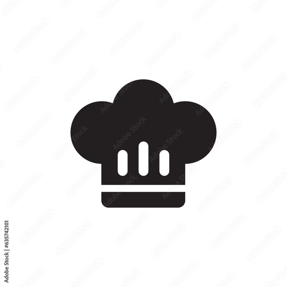 Chef cap vector icon. Chef hat flat sign design. Chef cooker hat symbol pictogram. UX UI icon Chef cap vector icon. Chef hat flat sign design. Chef cooker hat symbol pictogram. UX UI icon