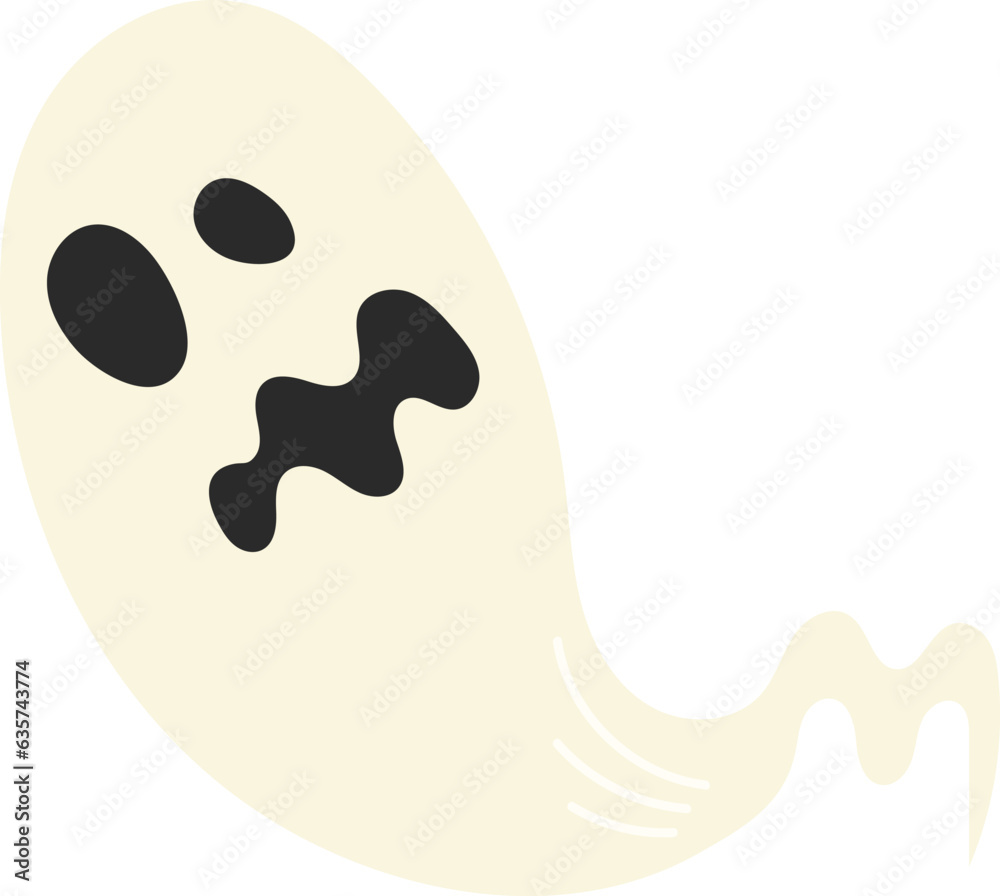 Spooky ghost spirit halloween illustration Spooky ghost spirit halloween illustration