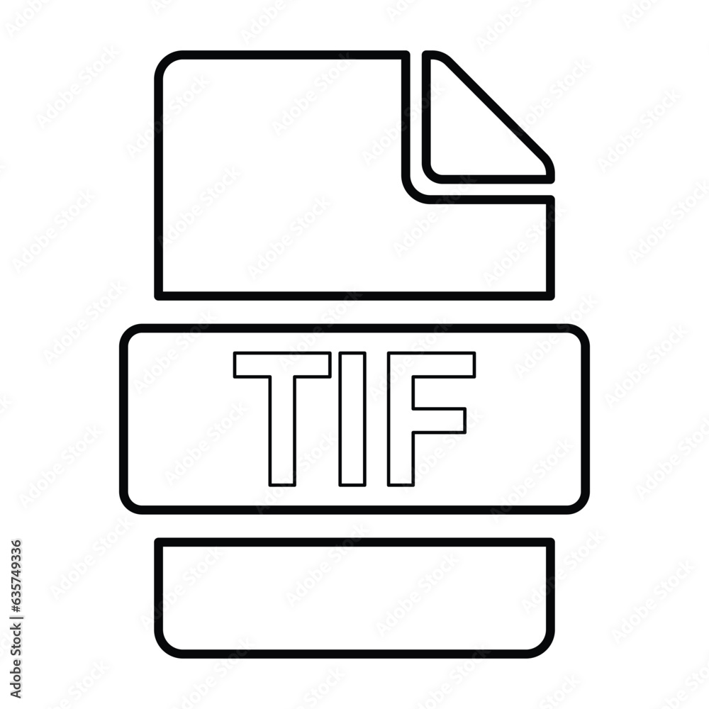 TIF File Format Icon TIF File Format Icon