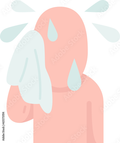 sweating  icon