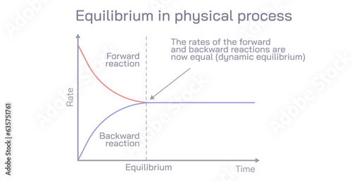 Physical equilibrium is defined as the equilibrium which develops between different phases or physical properties. In this process, there is no change in chemical composition vector. © Anshuman Rath