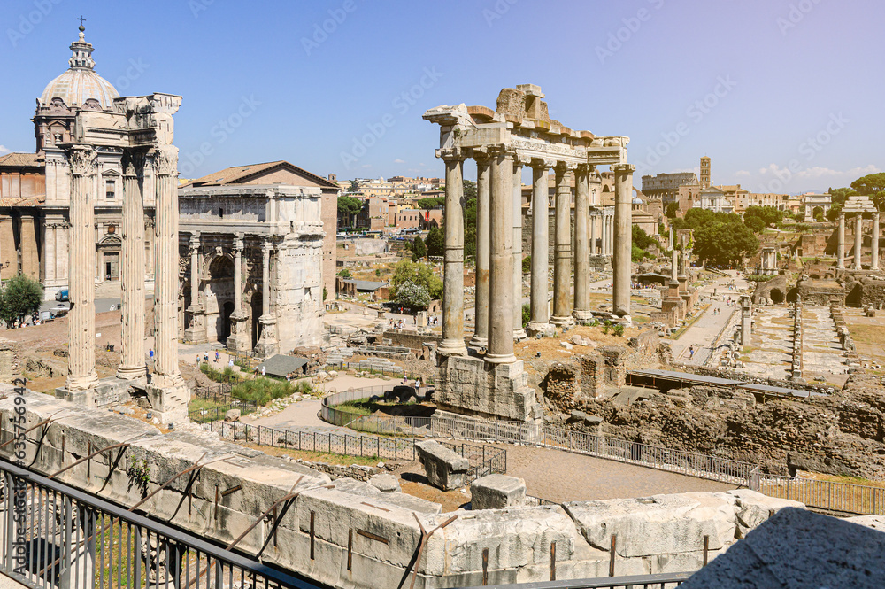 View of the Roman Forum from the Capitol Hill