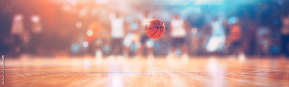 Basketball sports concept banner