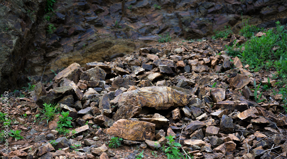 Surface of the rock. Natural texture.