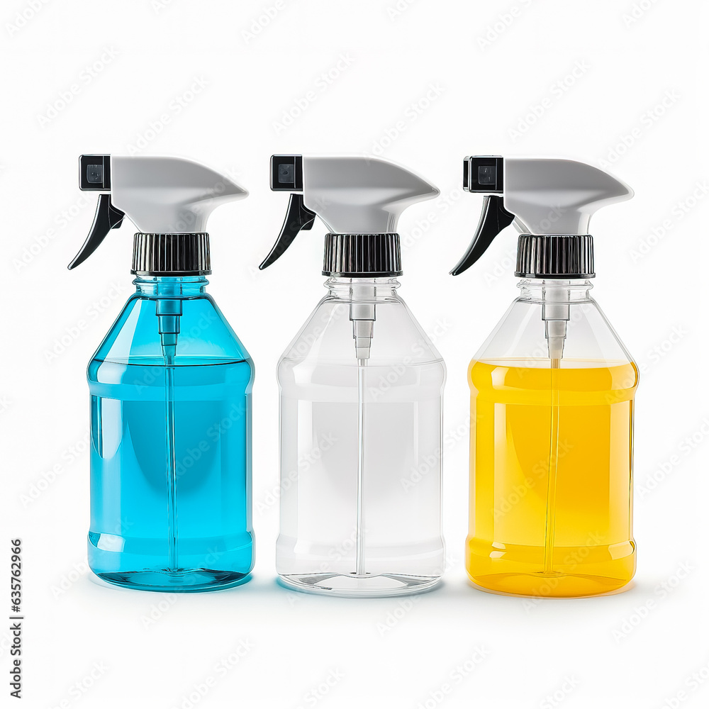 Disinfectant Sprayers isolated on white background Disinfectant Sprayers isolated on white background