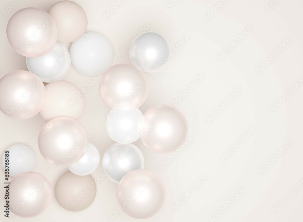 Fototapeta premium Beżowe tło perły