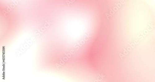 柔らかいピンク色と白色のグラデーションモーション　抽象的な背景のアニメーション　light leak