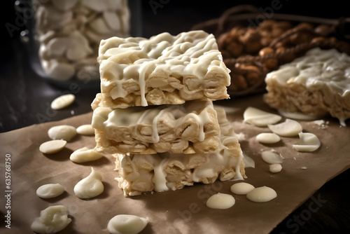 white chocolate crunchie