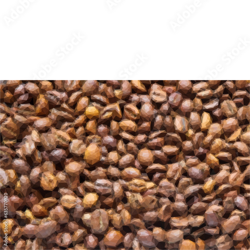 Background of fresh roasted coffee beans. Texture of coffee beans. arabica, aroma.