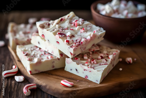 peppermint blizzard bars
