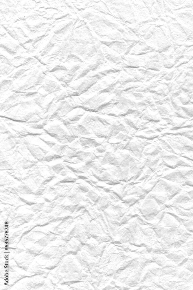 Crumpled white paper texture Crumpled white paper texture