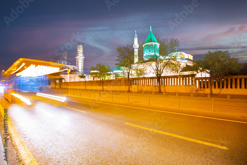 Mevlana museum mosque in Konya, Turkey photo