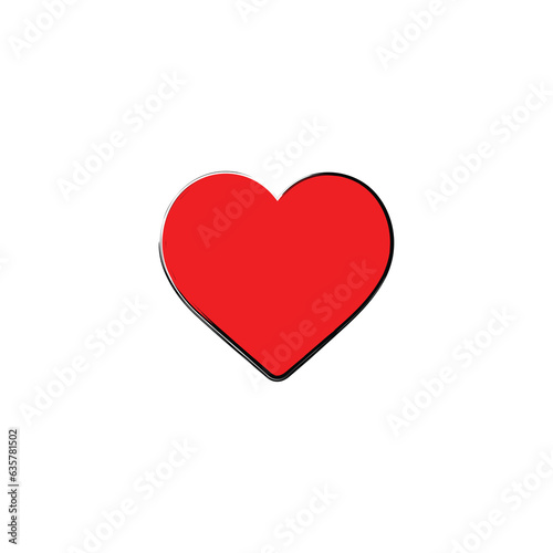 Heart Love Icon design and vector illustration.