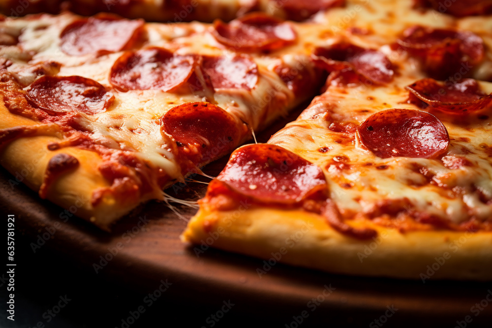delicious Italian pizza close up texture delicious Italian pizza close up texture