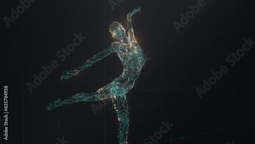 Digital bodies and glowing data