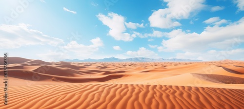 Hot desert. Generative AI technology. 