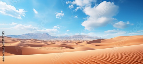 Desert. Generative AI technology. 