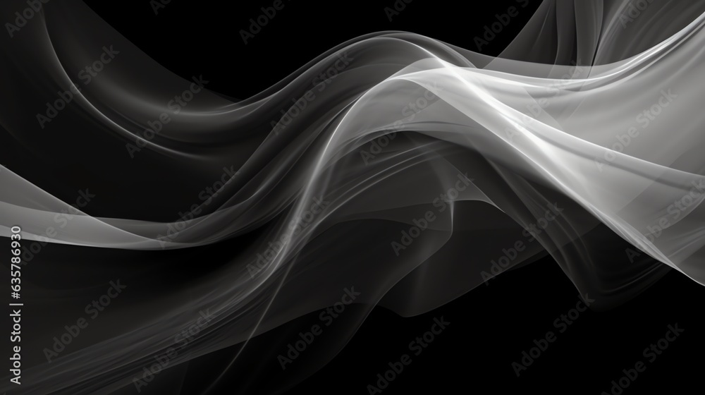 abstract wallpaper  black and white colorful flowing gold wave lines isolated on white background. Design element for wedding invitation, greeting card - obrazy, fototapety, plakaty 