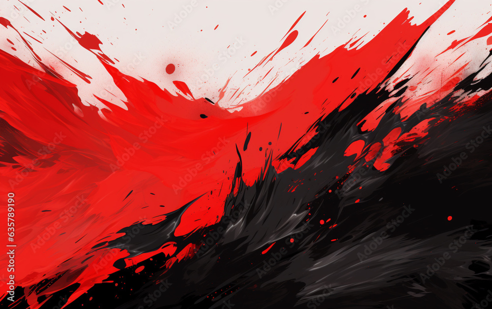 Red and black brush stroke banner background Red and black brush stroke banner background