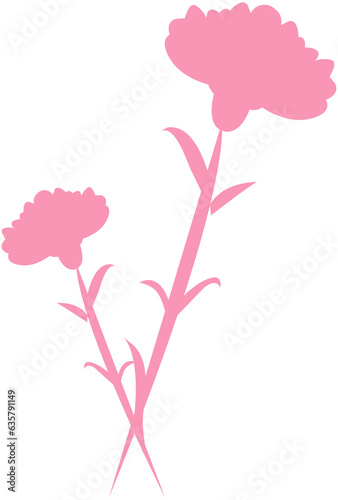 Carnation Flower Icon