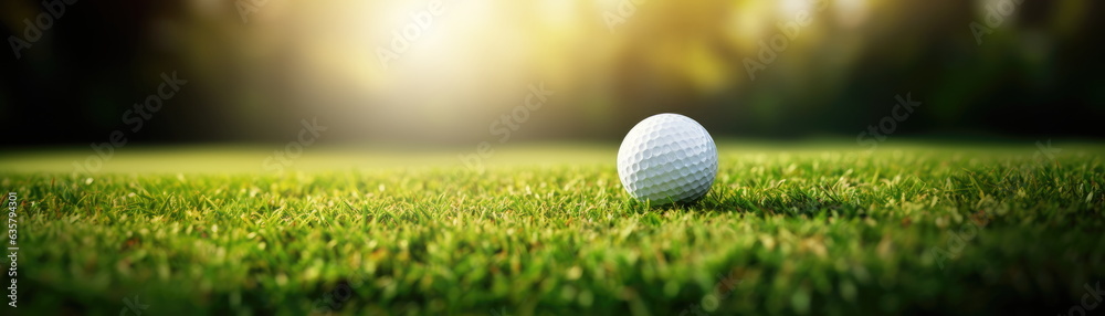 A golf ball close up. Hand edited generative AI. A golf ball close up. Hand edited generative AI.