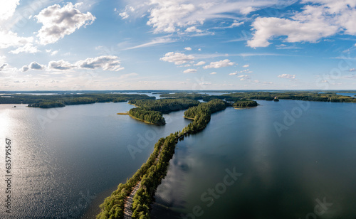 lake in the summer photo