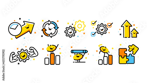 Productivity Work Illustration