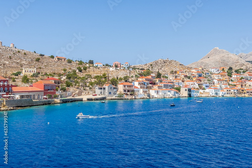 The Enchanting Island of Chalki: Beautiful Houses, Stunning Beaches, and Authentic, Charming Harbor © JEAN ZAFFANI 