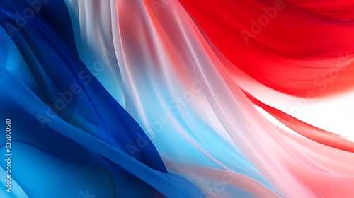 Close up of red, white, and blue background suitable for patriotic designs, 4th of July, American pride, and national holidays.