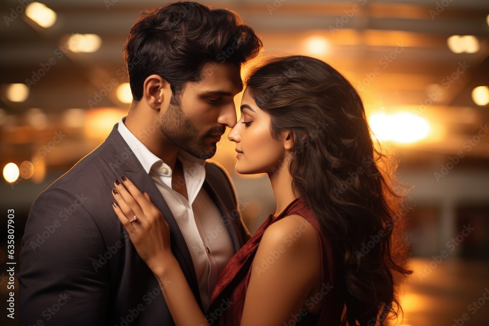 A romantic moment between a man and a woman as they embrace and kiss.. A fictional character Created By Generated AI. A romantic moment between a man and a woman as they embrace and kiss.. A fictional character Created By Generated AI.