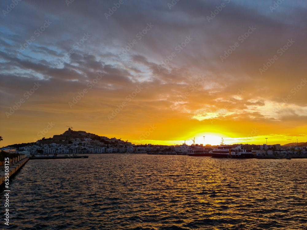 Sunset over Eivissa