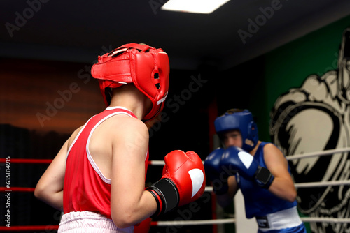 live fight in the ring