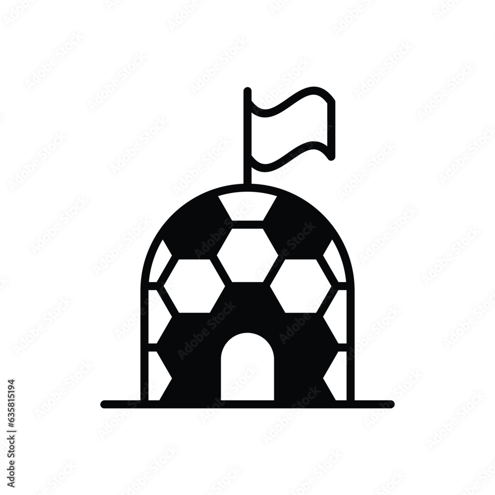 moon house icon vector stock illustration. moon house icon vector stock illustration.