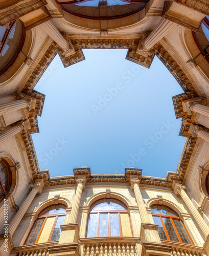 Принти на полотні The indoor patio of the Loggia of Heraklion, Crete, Greece