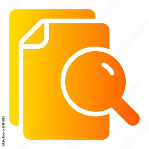 business report gradient icon