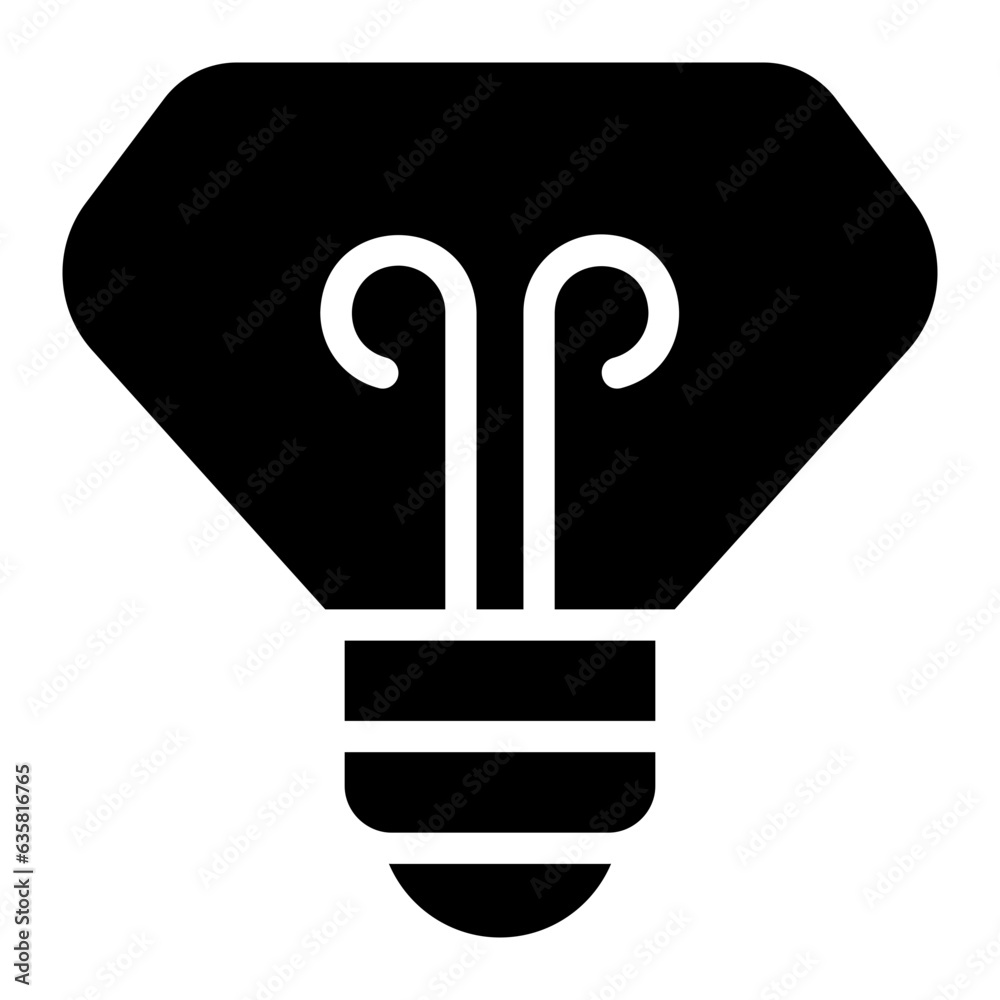 creativity glyph icon creativity glyph icon