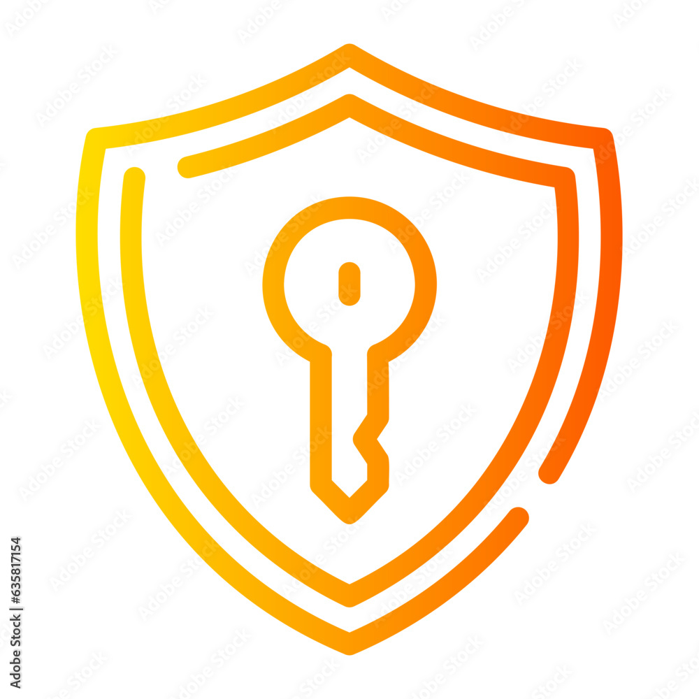 key gradient icon