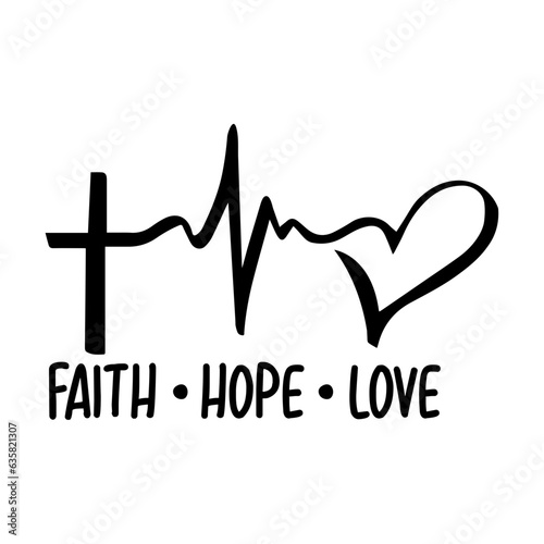 Faith Hope Love Svg