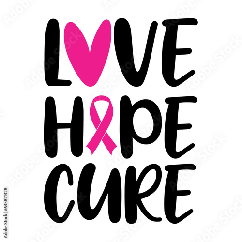 Love Hope Cure Svg