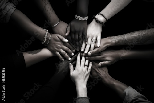 People of All Races Coming Together