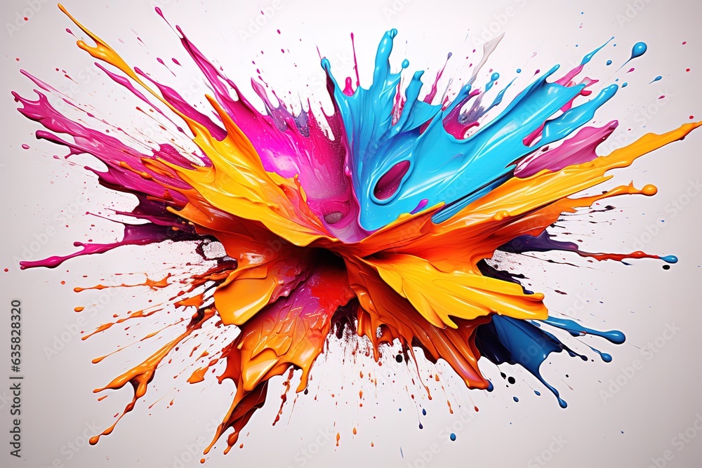 Abstract watercolor background explode Abstract watercolor background explode