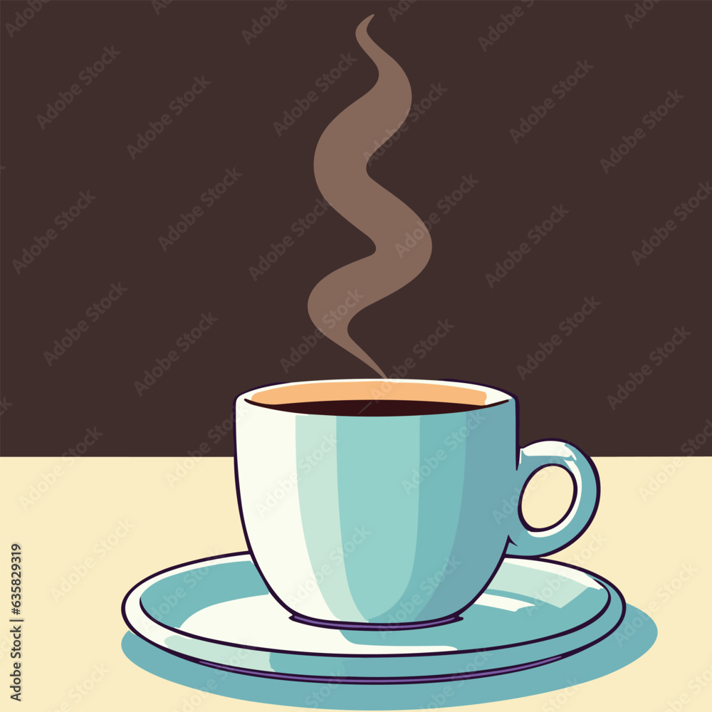 Great illustration of a coffee cup Great illustration of a coffee cup