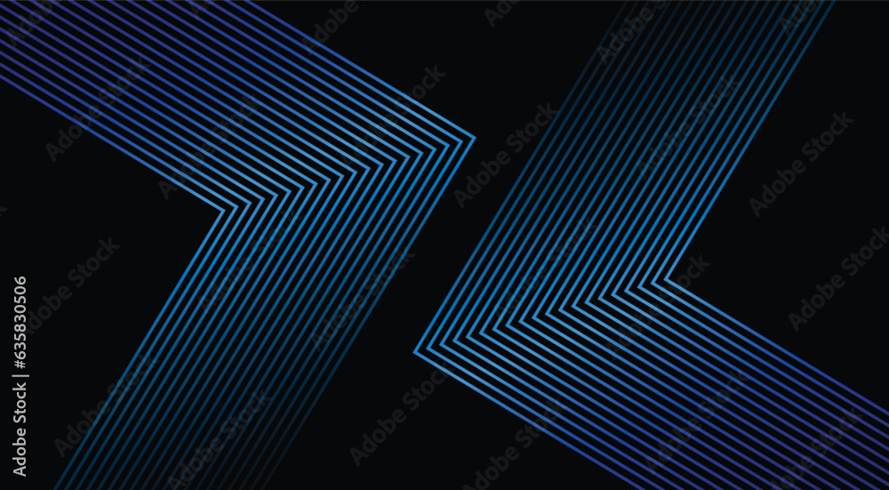 line gradient background. wavy lines pattern smooth curve flowing dynamic. concept of technology, digital, communication, science, technology network Vector