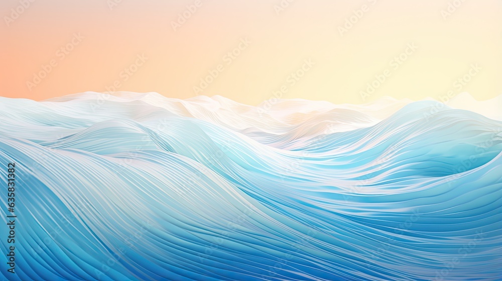 Plastic waves reflecting gradient serenity