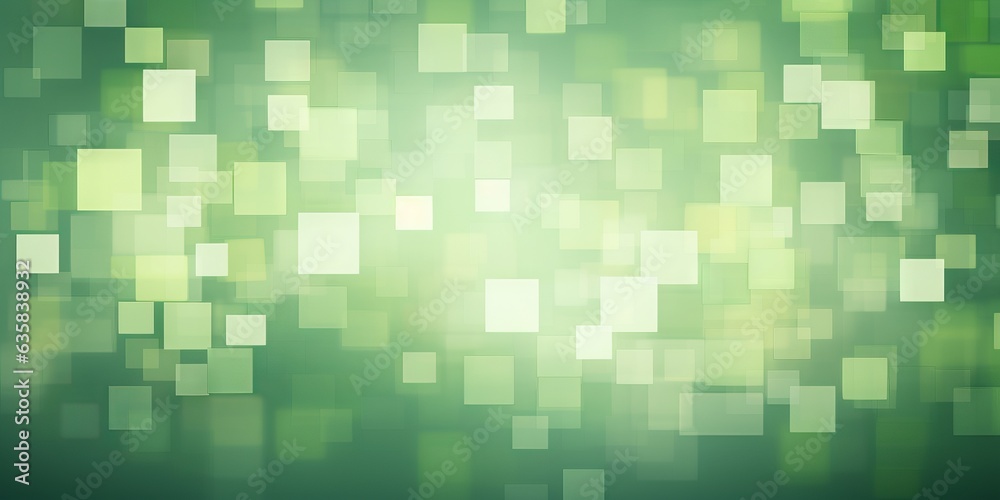 serene squares dance amidst soft green hues, Generative AI serene squares dance amidst soft green hues, Generative AI