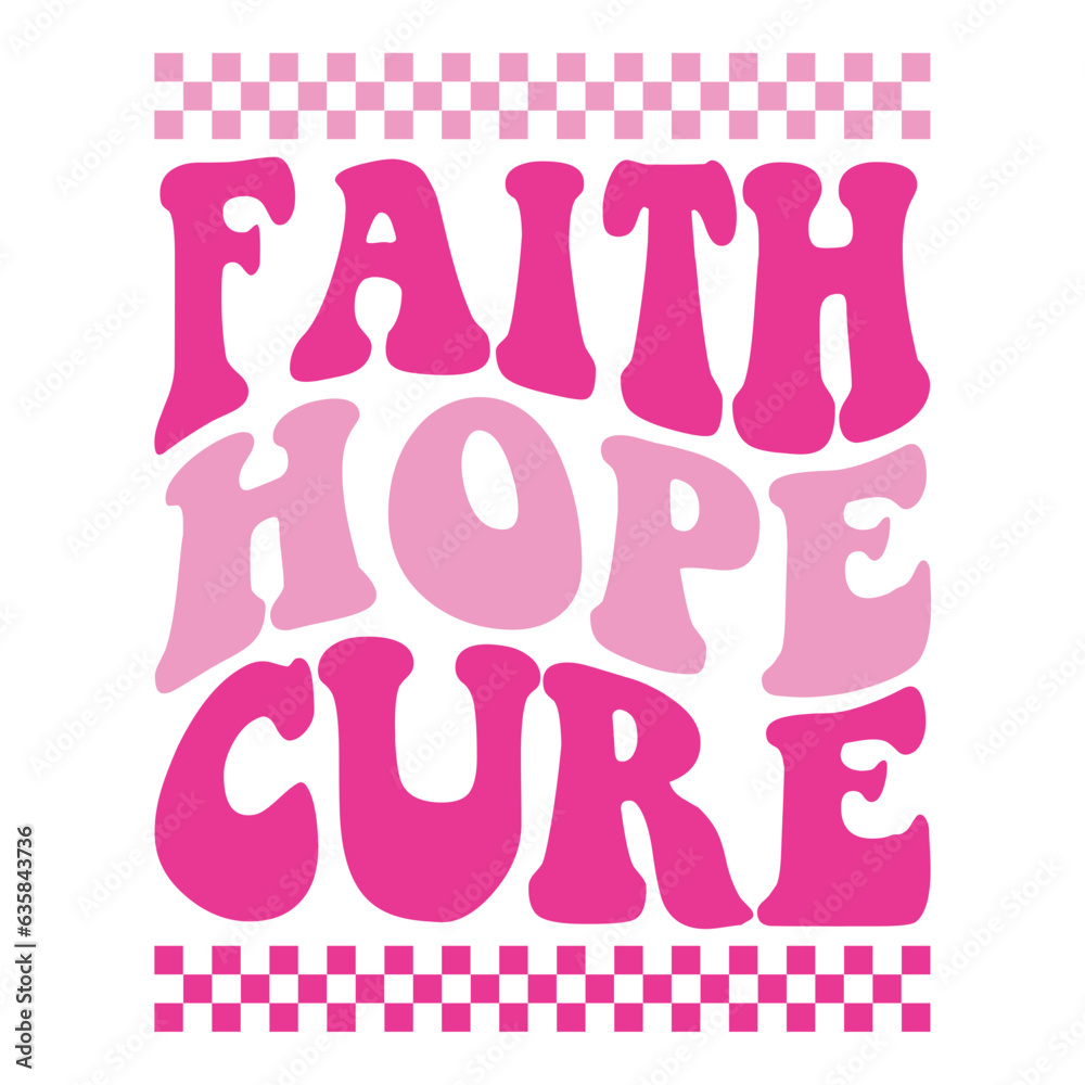 Faith Hope Cure Svg