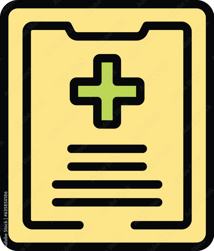 Digital user icon outline vector. Account form. Web page color flat Digital user icon outline vector. Account form. Web page color flat